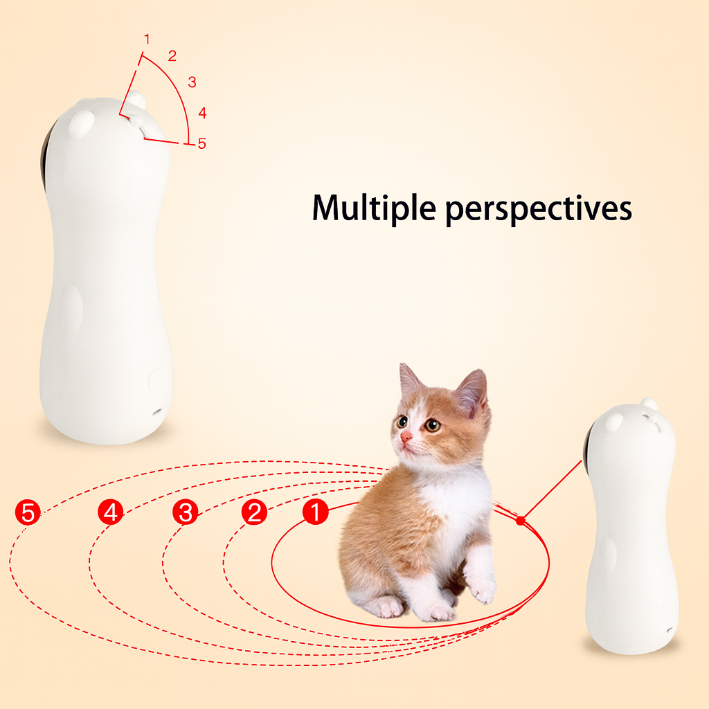 Automatic Laser Cat Toy – Smart Interactive showcase 2