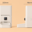 PetNex 6L Smart Automatic Pet Feeder with Camera & App-full dimensions-height and width