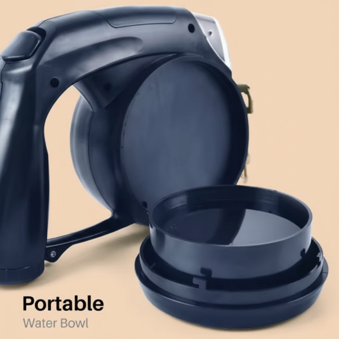 PetNex retractable dog leash water bowl